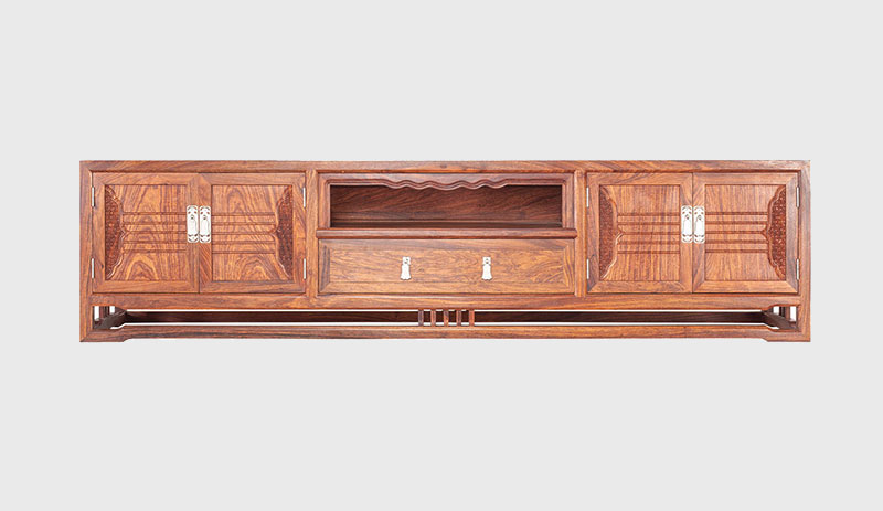 翠屏刺猬紫檀电视柜低柜现代中式全实木电视柜客厅高低柜