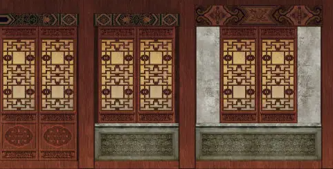 翠屏隔扇槛窗的基本构造和饰件